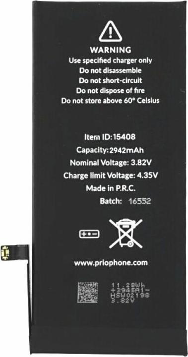 Produktbild prio Akku für Apple iPhone XR (Universal APN) (Akku, iPhone XR)