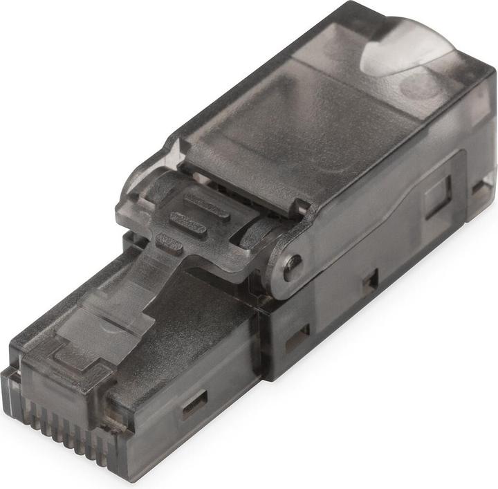 Produktbild Digitus CAT 6A Stecker fur Feldmontage ungeschirmt AWG 27/7 bis 22/1 Massiv- und Litzenleiter