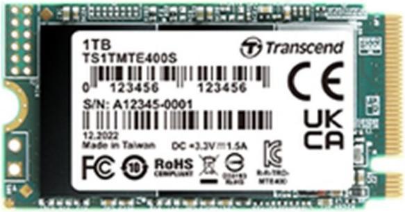 Actual product image Transcend 400S (1000 GB, M.2 2242)