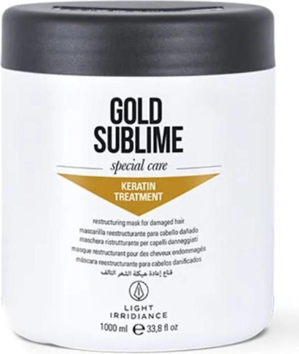 Produktbild Light Irridiance Gold Sublime Keratin Treatment Mask 1000ml (1000 ml)