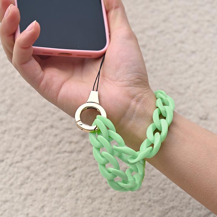 Produktbild PhoneLook Universalarmband Befestigung für Schale/Gabel Telefon bunte Kette Mintgrün