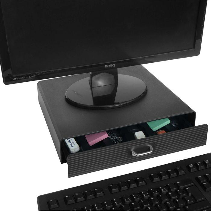 Immagine prodotto Mendler Alzata per monitor HWC-L98, supporto per monitor con cassetto 7x34x31cm