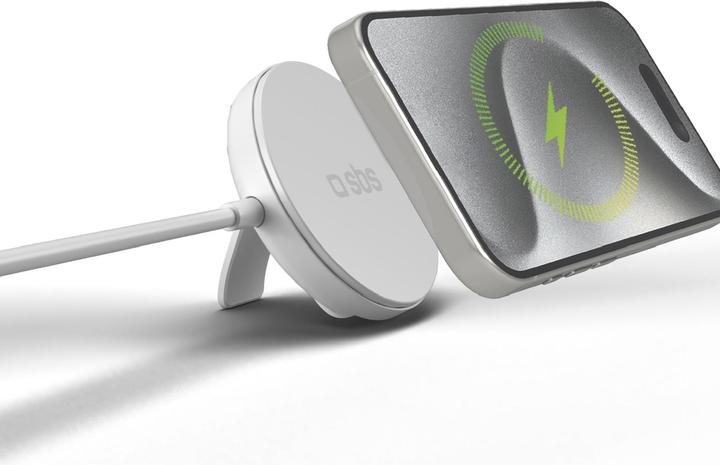 Produktbild SBS Kabellose Ladestation Qi2, MagSafe-kompatibel mit Standfunktion (15 W)