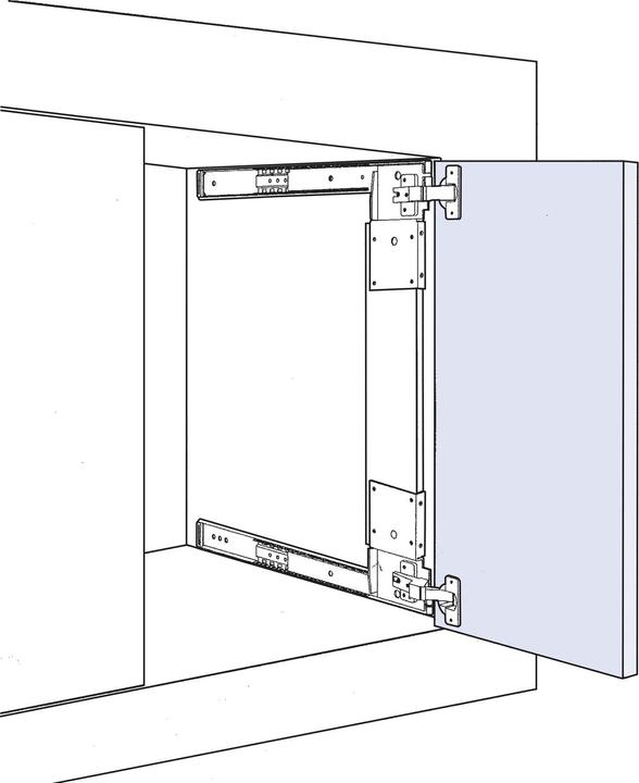 Produktbild Accuride Drehschiebetürbeschläge Inslide/Forslide 1321