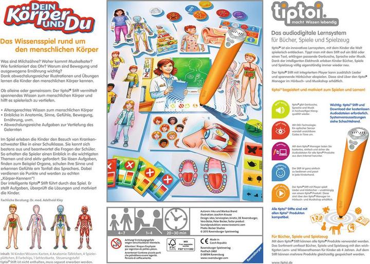 Produktbild tiptoi Dein Körper und Du (Deutsch)