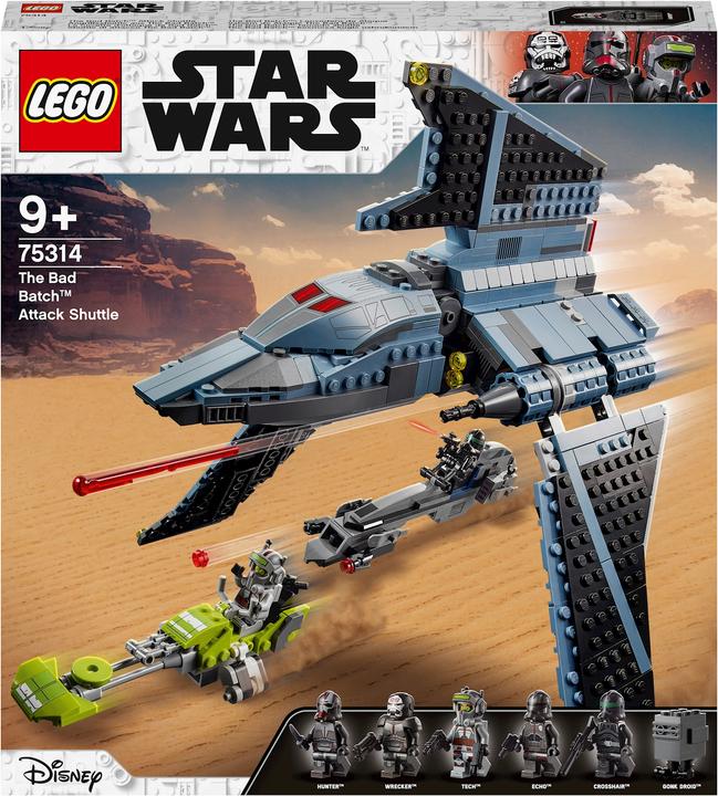 LEGO La navette d’attaque du Bad Batch (75314, LEGO Star Wars)