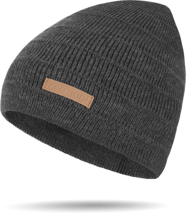 Actual product image Normani Winter set "Sudbury" with hat and scarf mottled grey (One size)