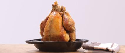 Image du produit Staub Rôtissoire à poulet (24 cm, Cocotte + faitout, Fonte)