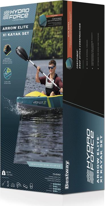 Immagine prodotto Bestway Set Kayak Arrow Elite X1 365 x 73 x 30 cm (1 pers.)