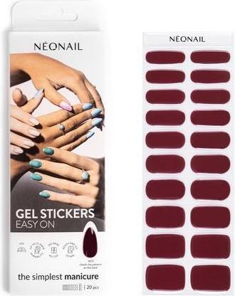 Produktbild Neonail Easy On Gel Stickers Adesivi per unghie colore M05 20 pcs (M05)
