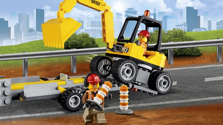 Actual product image LEGO Street cleaners and excavators (60152, LEGO City)