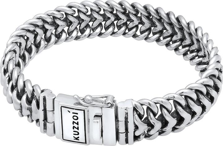 Immagine prodotto Kuzzoi Bracciale di base, attorcigliato (21 cm, Argento 925)