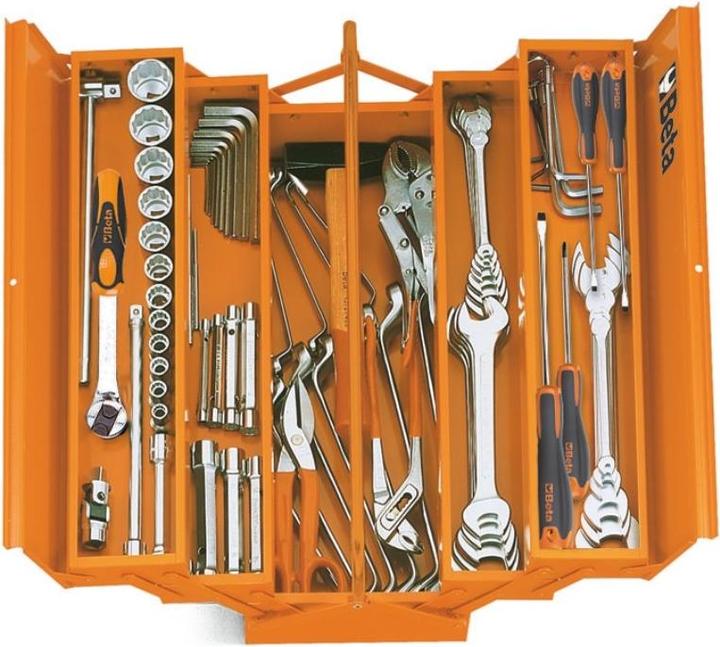 Produktbild BETA 021201064 2120Vu/4-Kist Met 80-Delig Assortiment