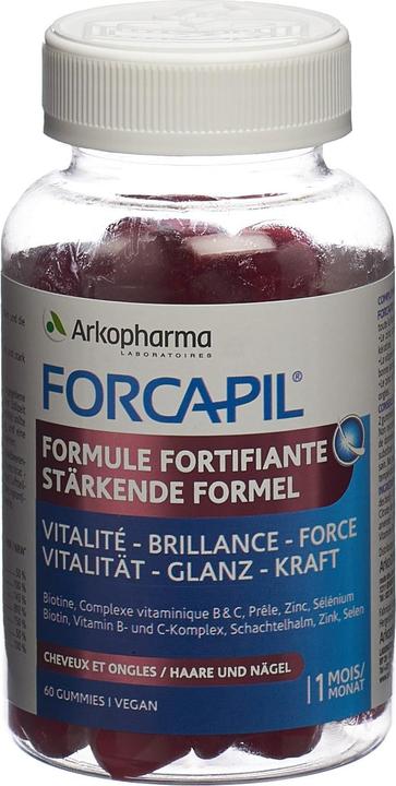 Arkopharma Forcapil Gummies Haare und Nägel (60 Stück, Gummies, 192 g)