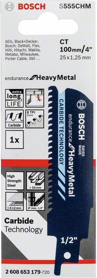 Produktbild Bosch Professional Zubehör Säbelsägeblatt S 555 CHM, Endu