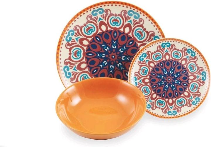 Image du produit Villa D'Este Home Tivoli Shiraz Set de vaisselle 18pcs, Porcelaine et grès (18 pièce(s))