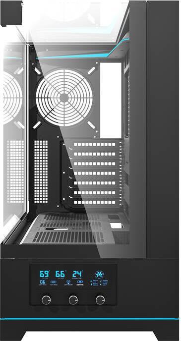 Image du produit Darkflash Tech Darkflash DY450 boîtier d'ordinateur sans ventilateurs (noir) (mATX, ATX, ITX)