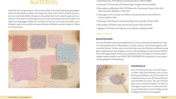 Nährwerte und Zutaten Süsse Amigurumi – Das Grundlagenwerk (Deutsch, Simone Conrad, Inga Borges, byfrauline, ms.eni, 2023)