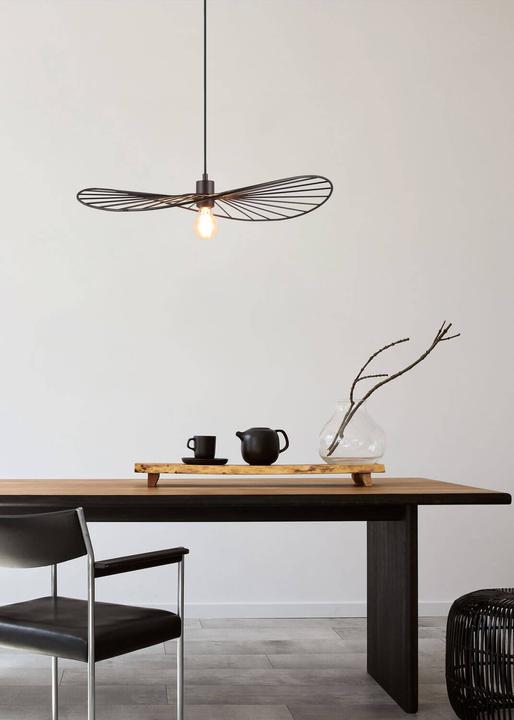 Immagine prodotto Reality Lampada a sospensione Chapeau E27 ⌀60cm nero opaco (E27)