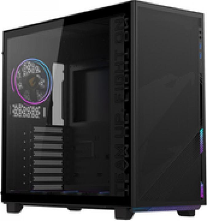 Gigabyte AC400G PC Case Full-Size Tempered Glass Side Panel With 2xUSB 3.0 Pre-installed 4 ARGB & PW (ATX)