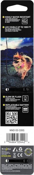 Produktbild Nite Ize NiteDawg LED Dog Halsband gelb xs (XS, Hund)