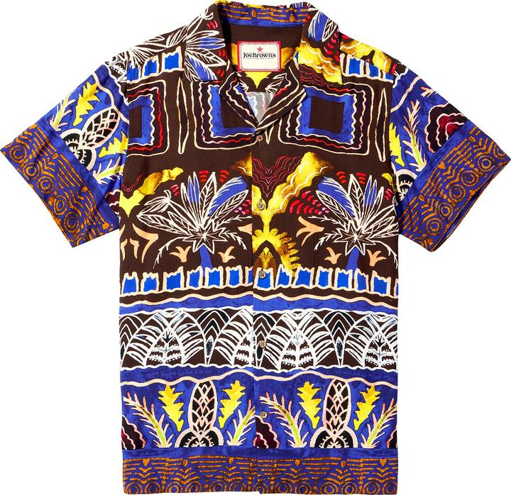 Actual product image Joe Browns Funky Summer Print Short Sleeve Shirt (XL)