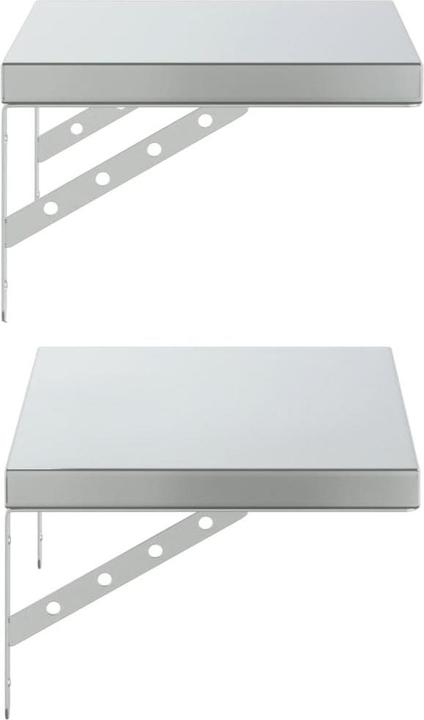 Actual product image VidaXL Wall shelves 2 pcs. 50 x 30 cm Noble (50 x 30 x 3 cm)