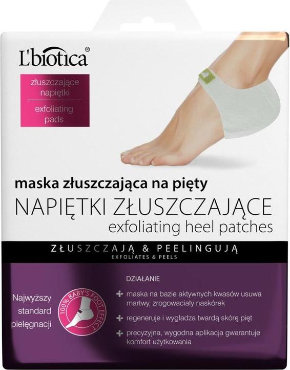 L´Biotica L'BIOTICA masque exfoliant pour les pieds en forme de serviette 18g (Masque de pied)