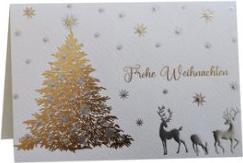 Produktbild Römerturm R™MERTURM Weihnachtskarte "Weiáe Kugeln" (1 Stk.)