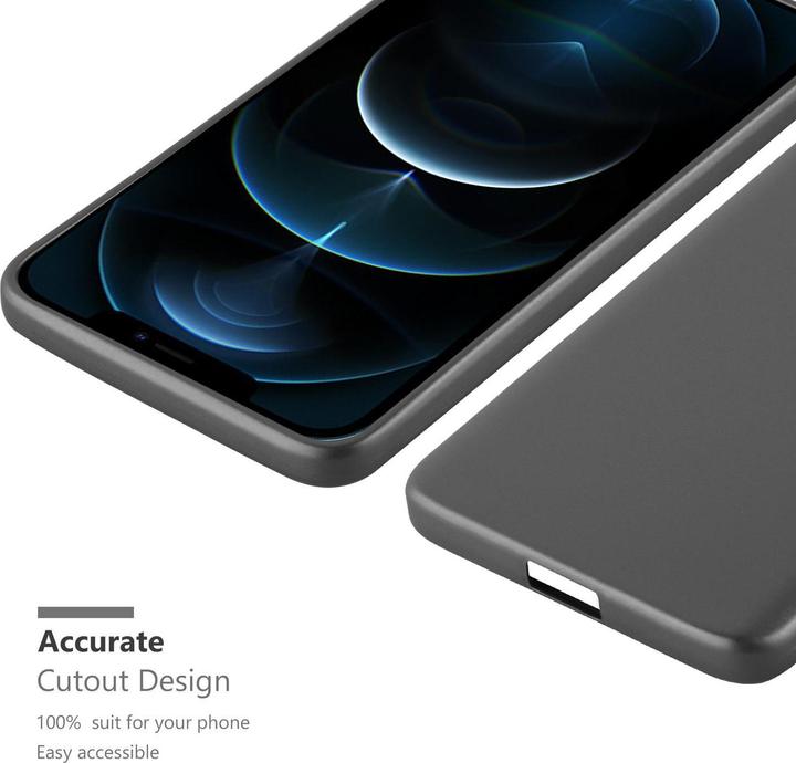 Actual product image Cadorabo TPU Matt Metallic Cover (Apple iPhone 12 Pro Max)