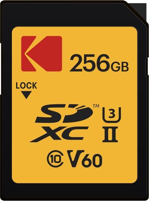 Immagine prodotto Kodak SD 256GB UHS-II U3 V60 Ultra Pro (256 GB, SDXC, U3, UHS-II)