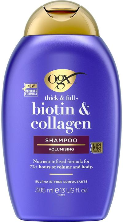 Ogx Shampoo Biotin and Collagen 385 ml (385 ml, Flüssiges Shampoo)