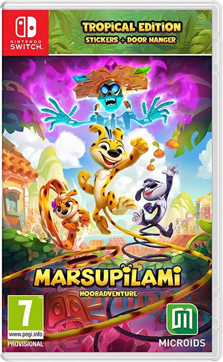 Image du produit Microids Marsupilami : Hoobadventure (Tropical Edition) (Code in a Box) (Switch, Switch Lite, Switch OLED)