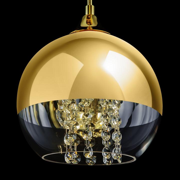 Actual product image Maytoni Fermi Pendant Light, Pendant Lamp 5x E27 Gold Glass (E27)