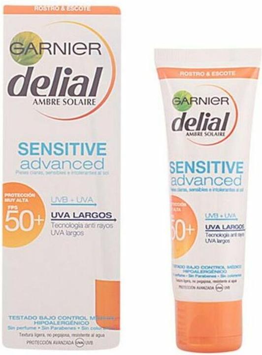 Immagine prodotto Garnier SENSITIVE ADVANCED crema viso SPF50+ 50 ml (Crema solare viso, SPF 50+, 50 ml)