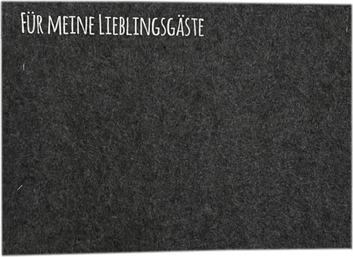 Actual product image Mojawo 4-piece placemat placemat coasters place mats felt (4 pcs., 45 x 30 cm)