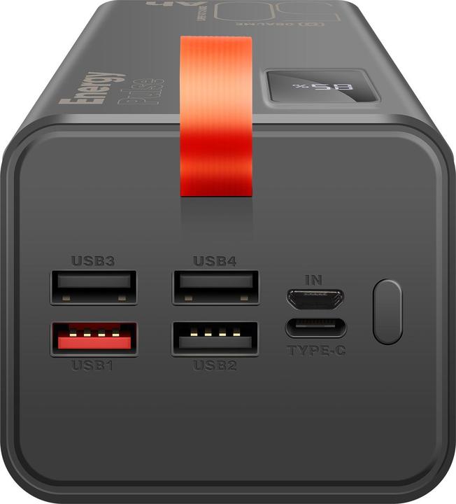 Produktbild Obal:Me EnergyPulse Powerbank 50000mAh 22.5W Black (50000 mAh, 22.50 W, 185 Wh)
