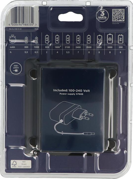 Image du produit Varta LCD Universal Charger+ (1 pcs, 9V Block, D, C, AA, AAA, Chargeurs sans batterie)