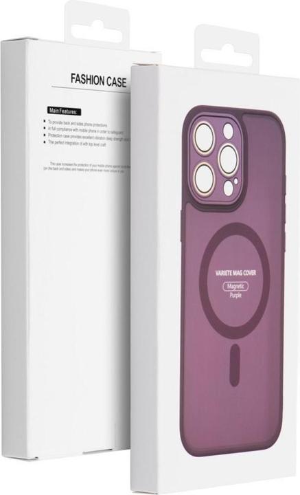 Produktbild 4Kom Back panel cover OEM VARIETE MAG COVER Case compatible with MagSafe for SAMSUNG A36 purple (Oppo A36)