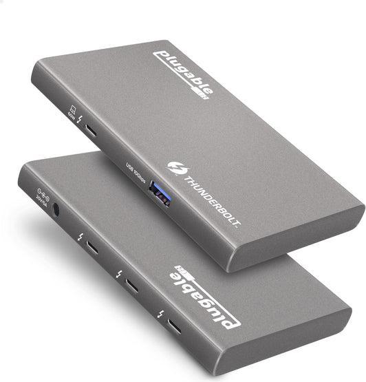 Actual product image Plugable 5 port 60W USB4 TBT4 hub (Thunderbolt, 4 Ports)