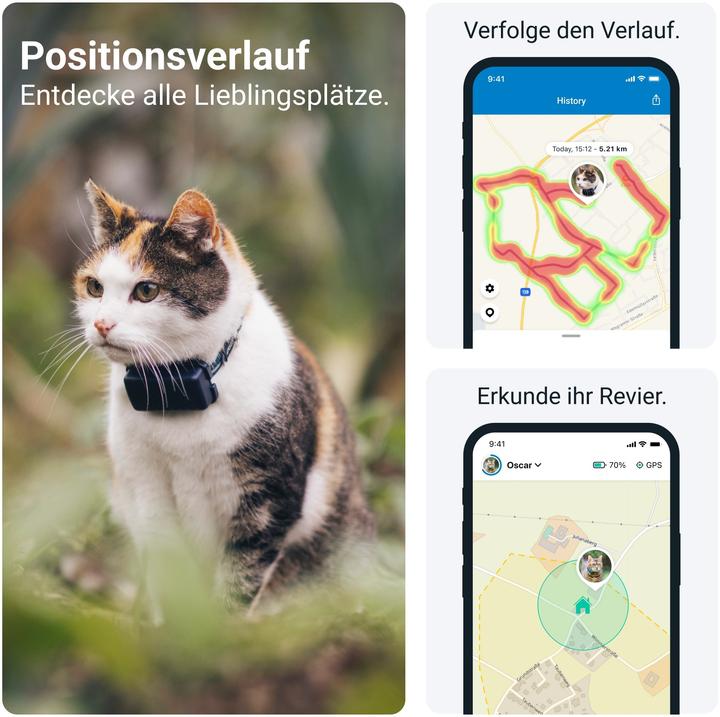 Actual product image Tractive CAT Mini GPS Tracker for Cats (Cat, General)