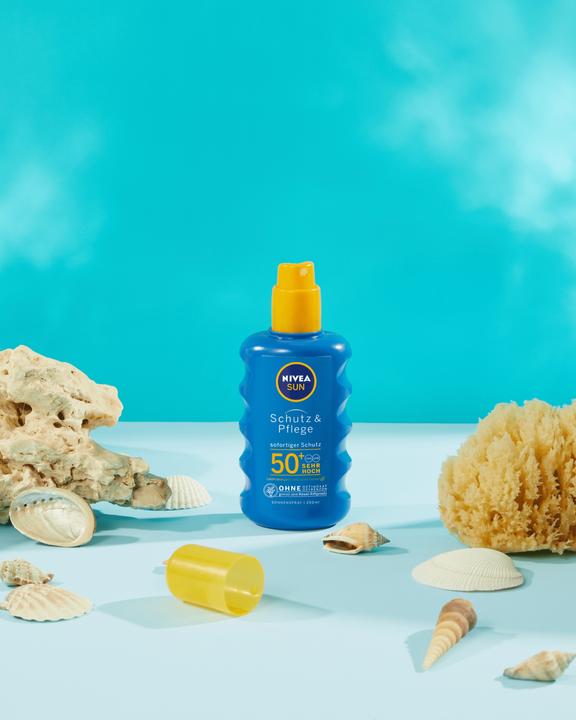 Actual product image NIVEA Protection & care (Sun spray, SPF 50+, 200 ml, 246 g)