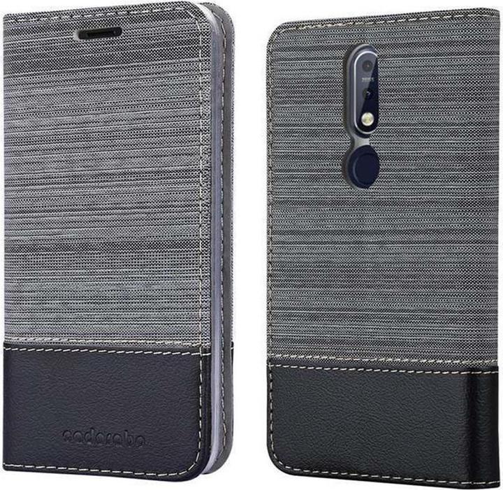 Produktbild Cadorabo Book Jeans Optik Cover (Nokia 7.1)