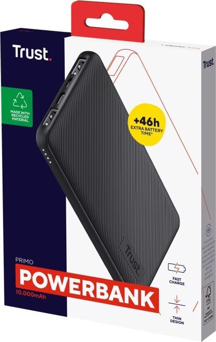 Actual product image Trust Primo (10000 mAh, 15 W, 15 Wh)