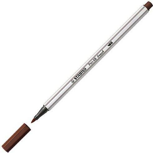 Produktbild STABILO Pen 68 brush Premium-Filzstift (Braun, 1 x)