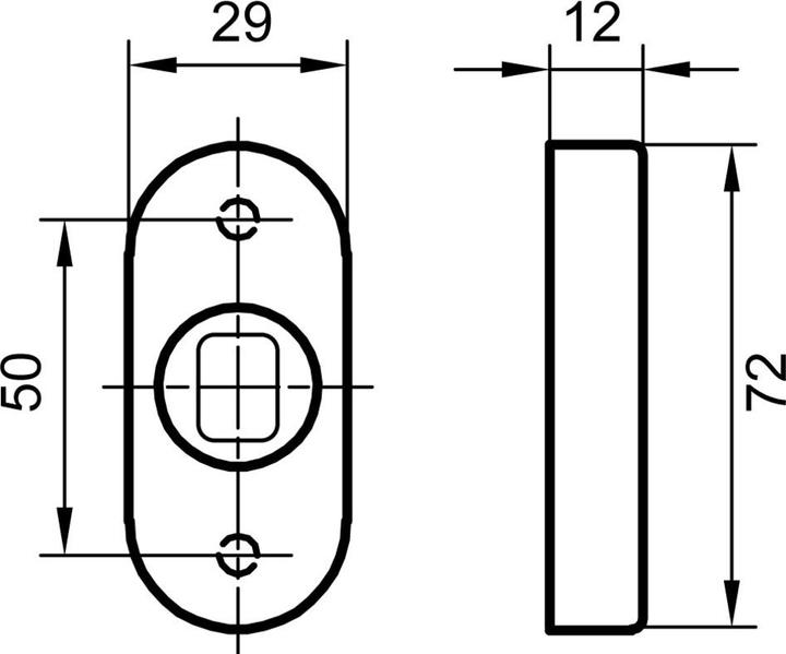 Produktbild Glutz Rosetten für Türknöpfe 5618 CK (Türrosette)