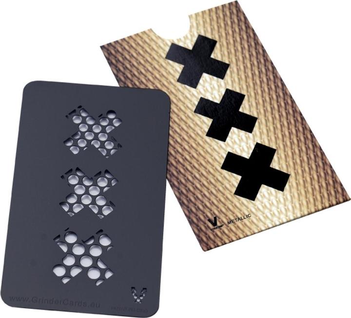Image du produit V Syndicate Europe Carte V Syndicate Grinder - Amsterdam XXX (Black mat)