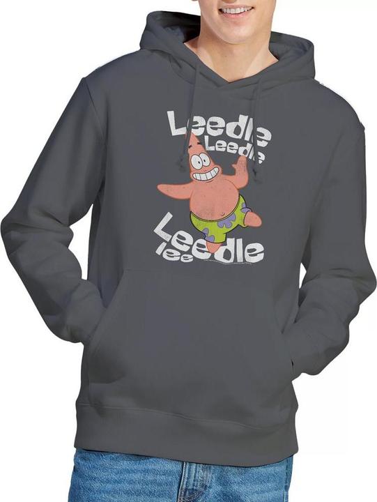 Immagine prodotto Spongebob Squarepants Singing Felpa con Cappuccio Patrick Star (Patrick Stella) Uomo (L)