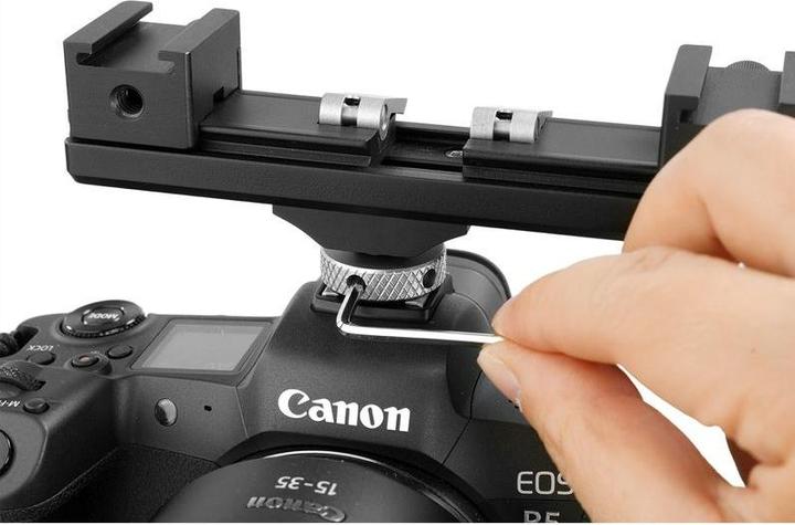 Produktbild Vanguard VEO CSMM2 Erweiterbare Doppel Kaltschuhhalterung (Stativadapter)