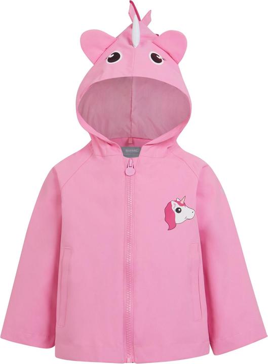 Actual product image Regatta Childrens/Kids Animal Luna The Unicorn Waterproof Jacket (104)